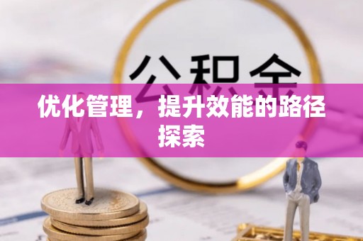 望德堂区优化管理，提升效能的路径探索