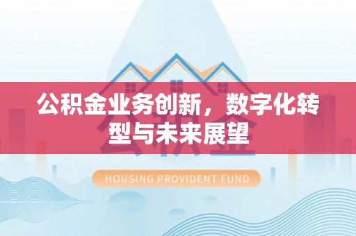 望德堂区公积金业务创新，数字化转型与未来展望