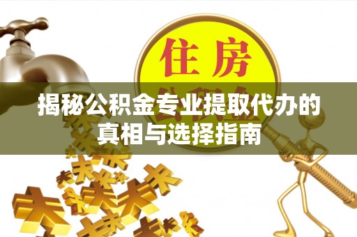 望德堂区揭秘公积金专业提取代办的真相与选择指南