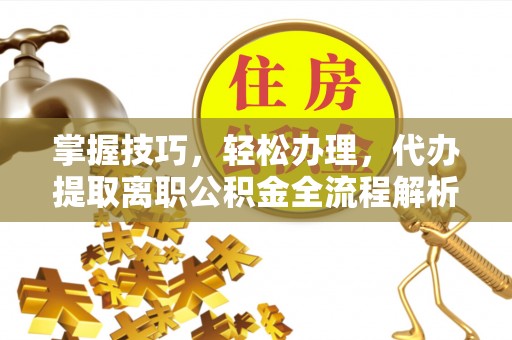 望德堂区掌握技巧，轻松办理，代办提取离职公积金全流程解析