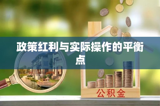 望德堂区政策红利与实际操作的平衡点