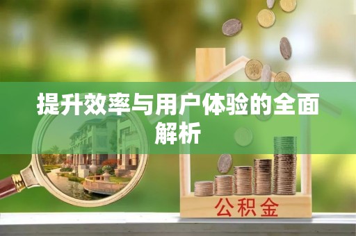望德堂区提升效率与用户体验的全面解析